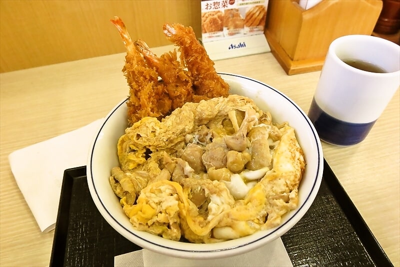 2025年『かつや』海老タレカツと親子丼の合い盛り丼2