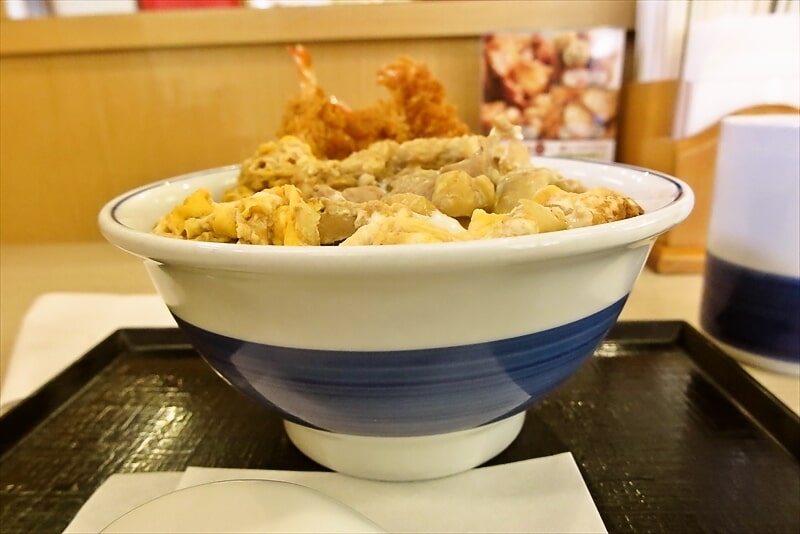 2025年『かつや』海老タレカツと親子丼の合い盛り丼8