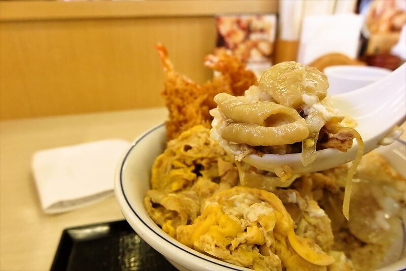 2025年『かつや』海老タレカツと親子丼の合い盛り丼9