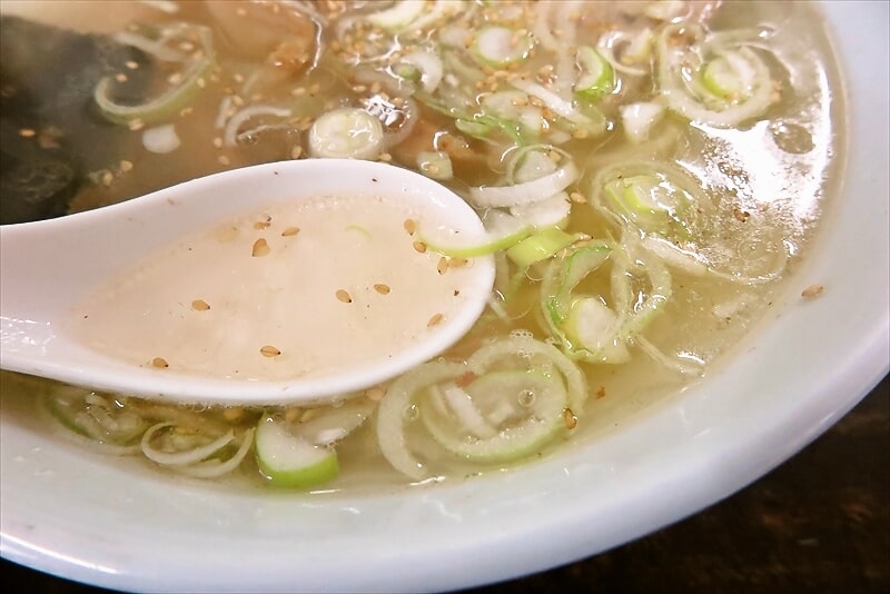 相模原市淵野辺駅『お食事の店 新興軒』塩ラーメン7