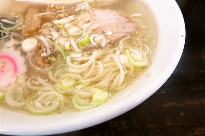 相模原市淵野辺駅『お食事の店 新興軒』塩ラーメン8