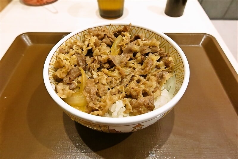 『すき家』牛丼（並）1