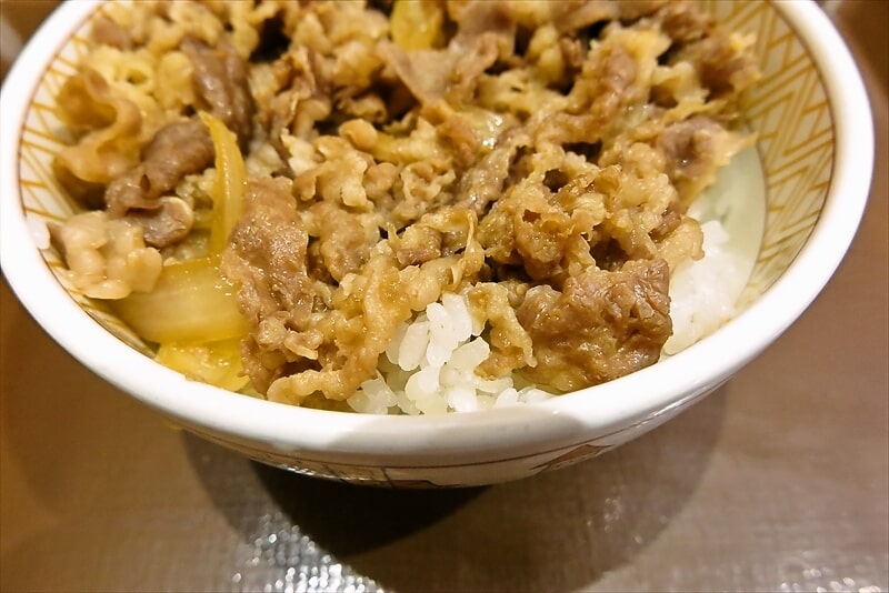 『すき家』牛丼（並）3