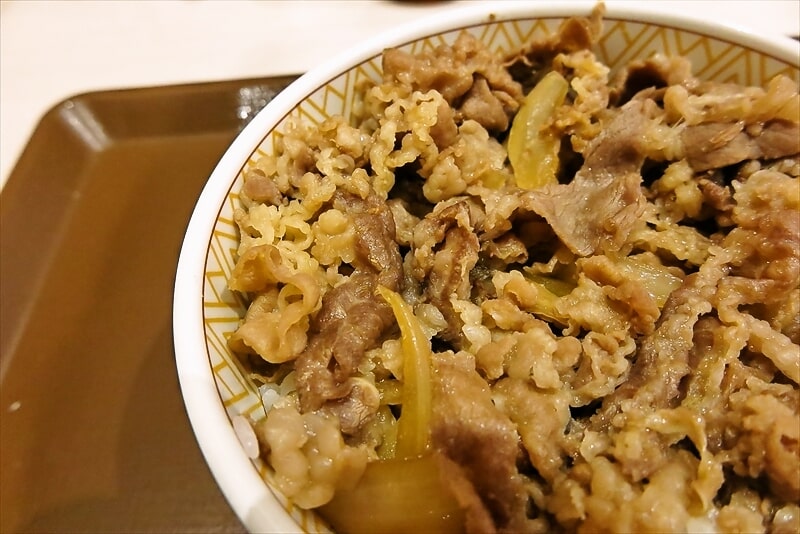 『すき家』牛丼（並）6