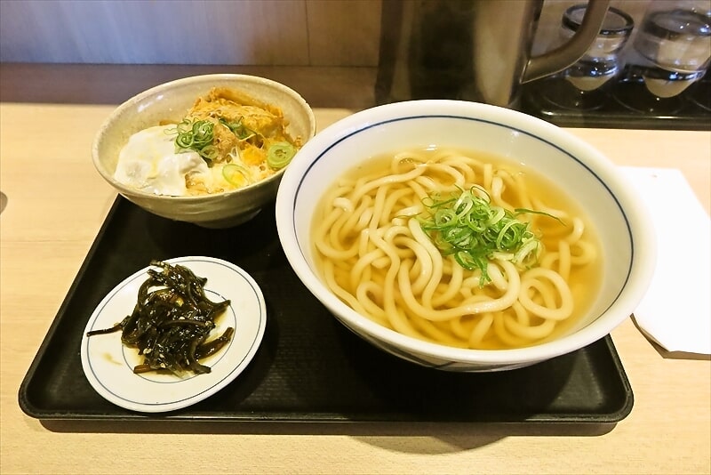 2025年町田市『ウエスト町田店』カツ丼うどんセット1