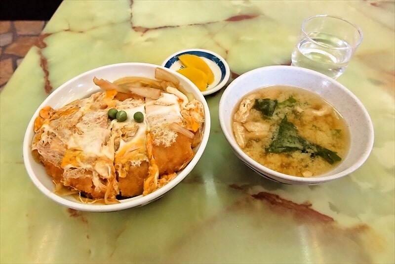 相模原市橋本『よしの食堂』カツ丼1