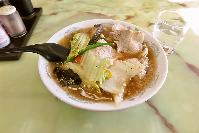 2025年相模原市橋本『よしの食堂』肉そば的ラーメン1