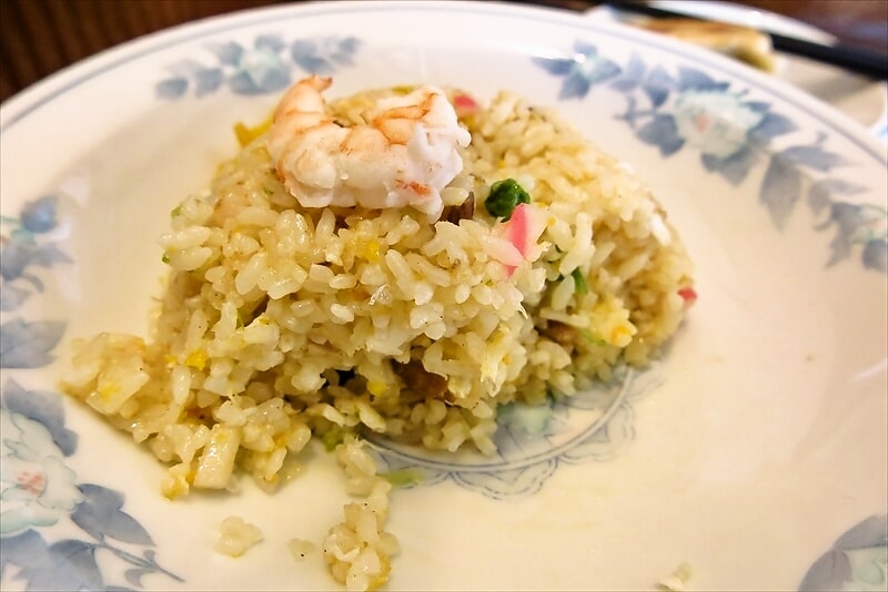 町田市山崎団地名店街『中華料理 万寿園（まんじゅえん）』チャーハン＆半餃子11