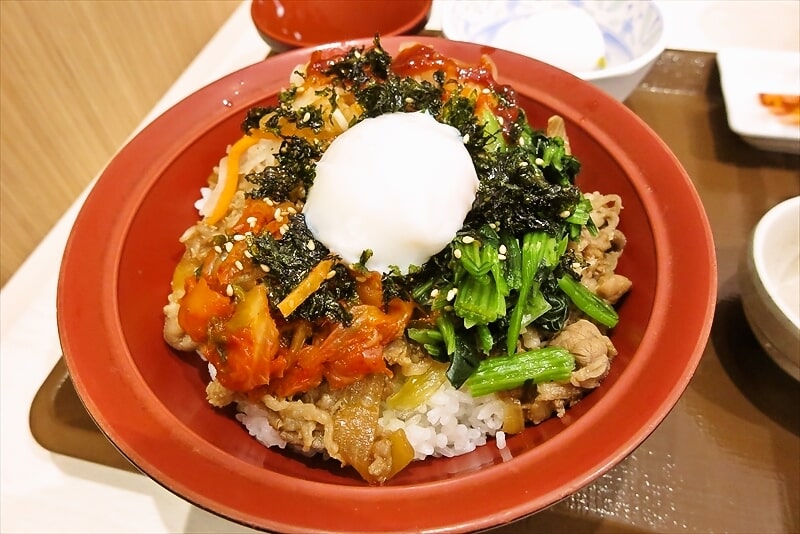 『すき家』ハイキュー！！キャンペーンおんたま黒ビビンバ牛丼15