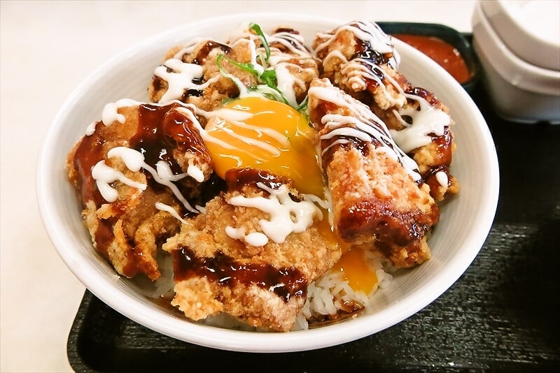 『吉野家』超特盛祭にんにくマシマシから揚げ超特盛丼11