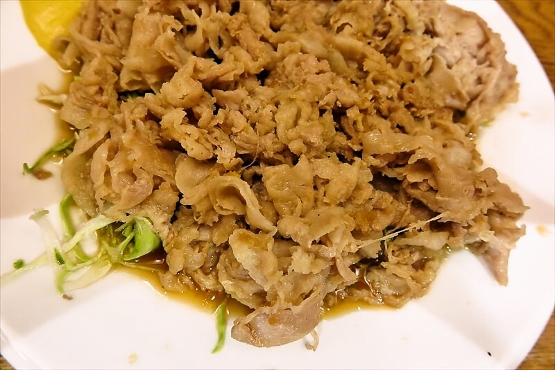 町田駅『とんかつ朱鞠』しょうが焼肉増定食ライス大盛り9