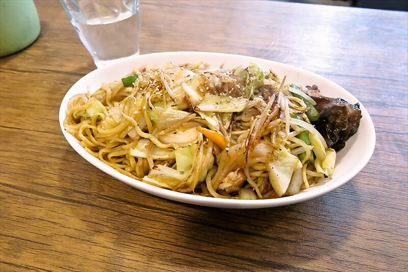 2025年相模原市淵野辺駅『梵蔵（ぼんくら）』焼きそばタンメン大盛り1