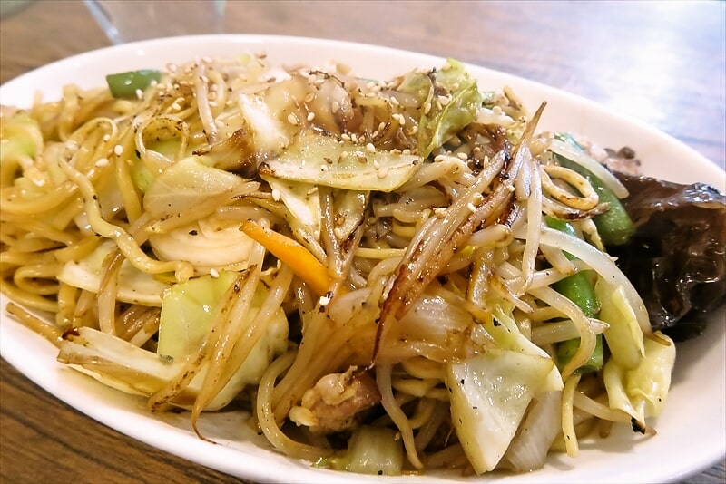 2025年相模原市淵野辺駅『梵蔵（ぼんくら）』焼きそばタンメン大盛り4
