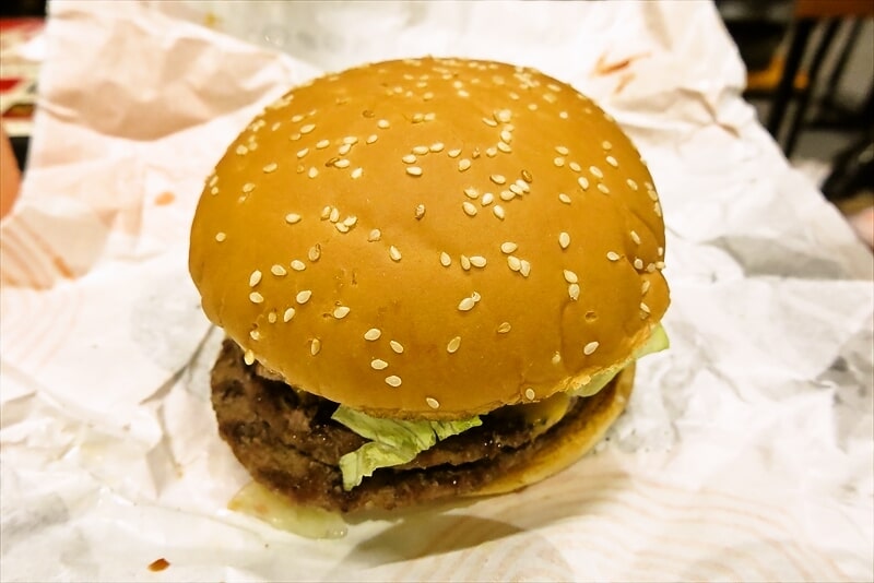 『バーガーキング』ワンパウンダーチャレンジ2025『デラマキシ』食べ放題14