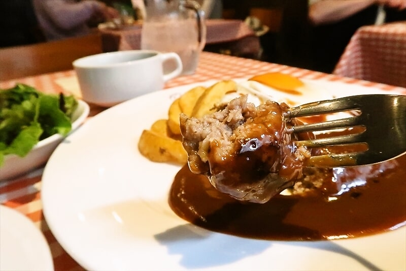 松本市『レストラン どんぐり』目玉焼きのせハンバーグランチ10
