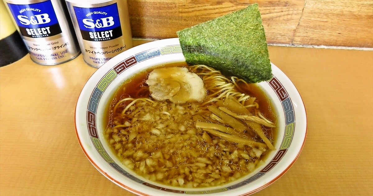 八王子市片倉駅『中華そば専門店 えびす丸』醤油ラーメンサムネイル