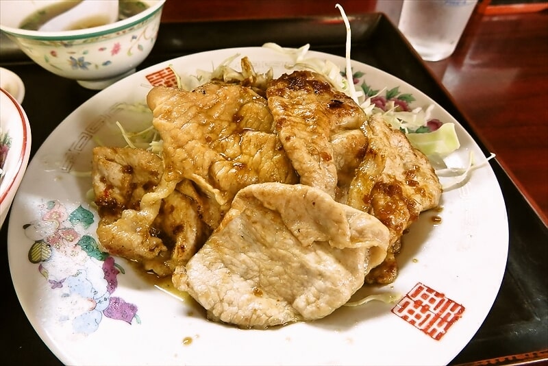 町田市『ラーメンハウス入口』生姜焼定食5