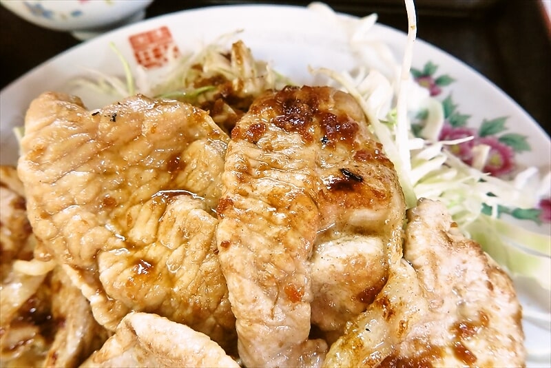 町田市『ラーメンハウス入口』生姜焼定食9
