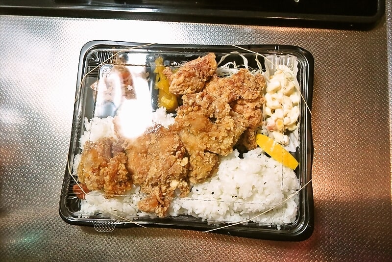 2025年相模原市淵野辺『こがねちゃん弁当』唐揚げ弁当 得盛り（特盛り）1