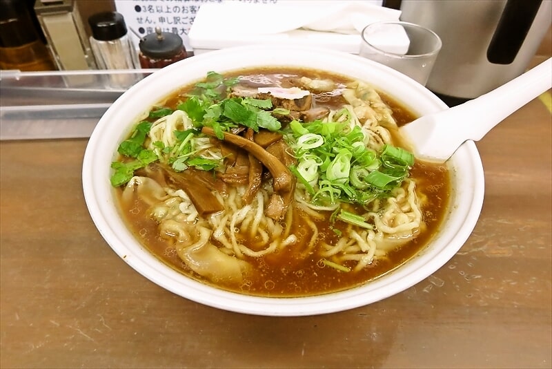 湯河原『国味（こくみ）ラーメン』ワンタンメン大盛り1