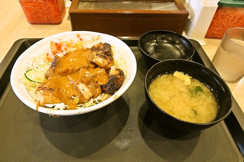 2025年相模原市『松屋 淵野辺北口店』チキンケバブ丼1
