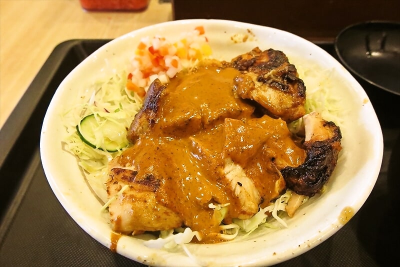2025年相模原市『松屋 淵野辺北口店』チキンケバブ丼3