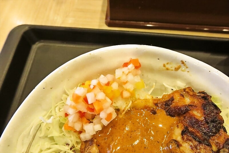 2025年相模原市『松屋 淵野辺北口店』チキンケバブ丼4