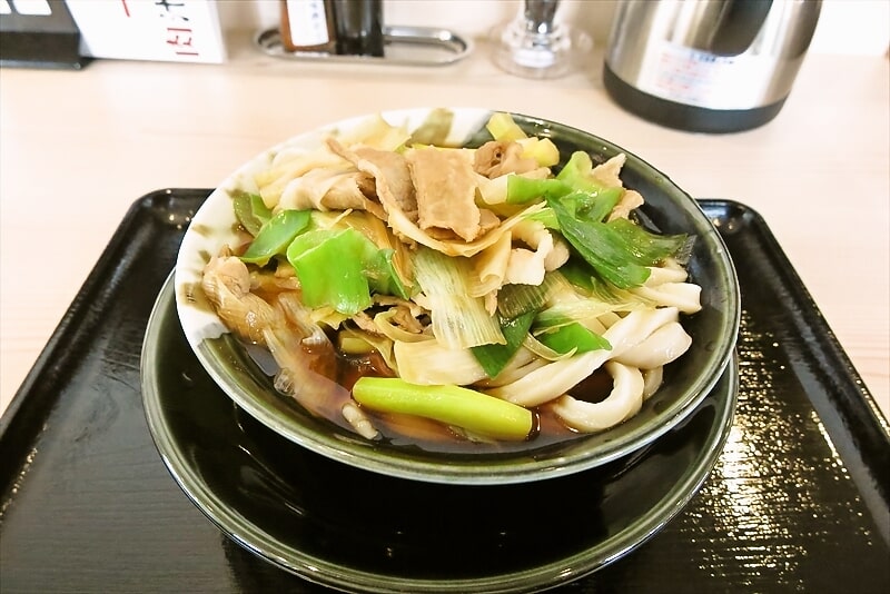 『肉汁うどんの南哲 相模原城山店（2号店）』ひや肉うどん並盛1