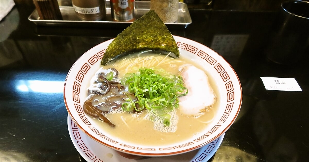 相模原市『博多長浜らーめん六角堂 本店』長浜ラーメンサムネイル