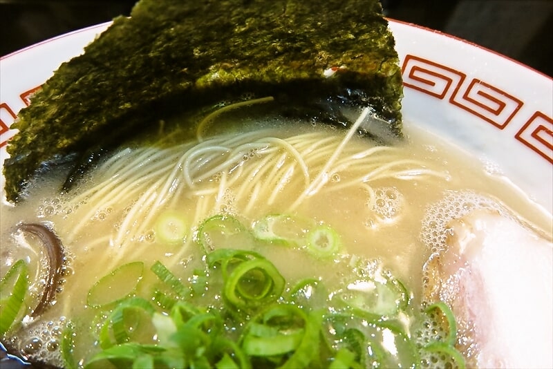 相模原市『博多長浜らーめん六角堂 本店』長浜ラーメン6