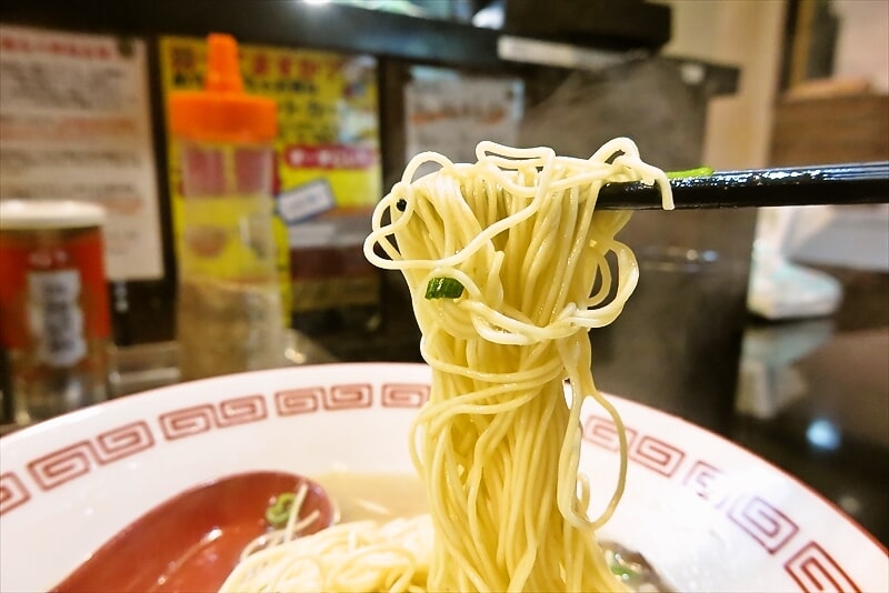 相模原市『博多長浜らーめん六角堂 本店』長浜ラーメンの替玉2