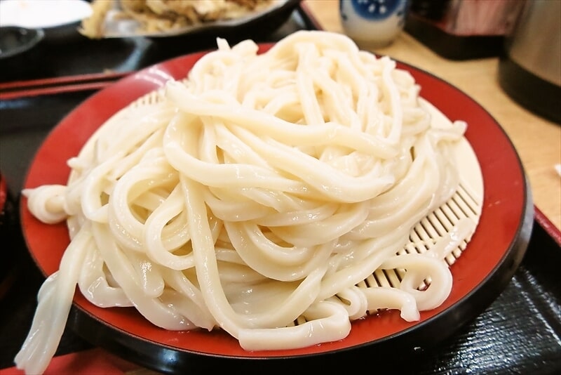 相模原市川尻『うどん さと山』ざるうどん大盛り＆ごぼうのかき揚げ4