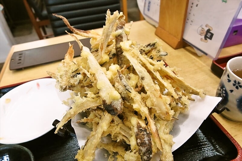 相模原市川尻『うどん さと山』ざるうどん大盛り＆ごぼうのかき揚げ8