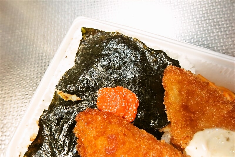 『セブンイレブン』お値段そのまま！増量祭 おかかたっぷり 明太のり弁当13
