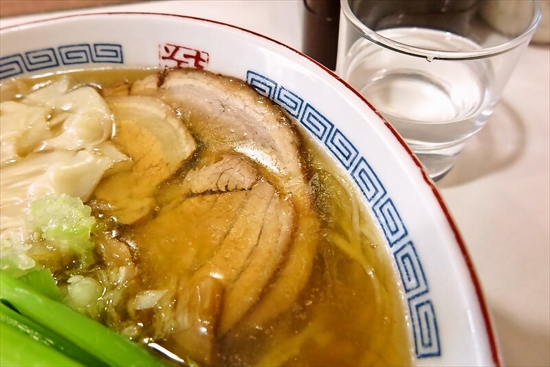 2025年相模原市『支那そばや相模原店』塩味ワンタンメン4