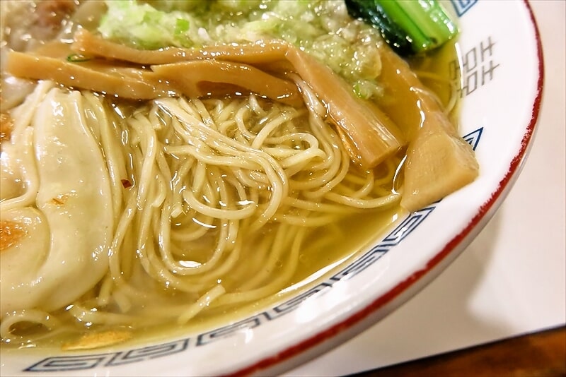 2025年相模原市『支那そばや相模原店』塩味ワンタンメン9