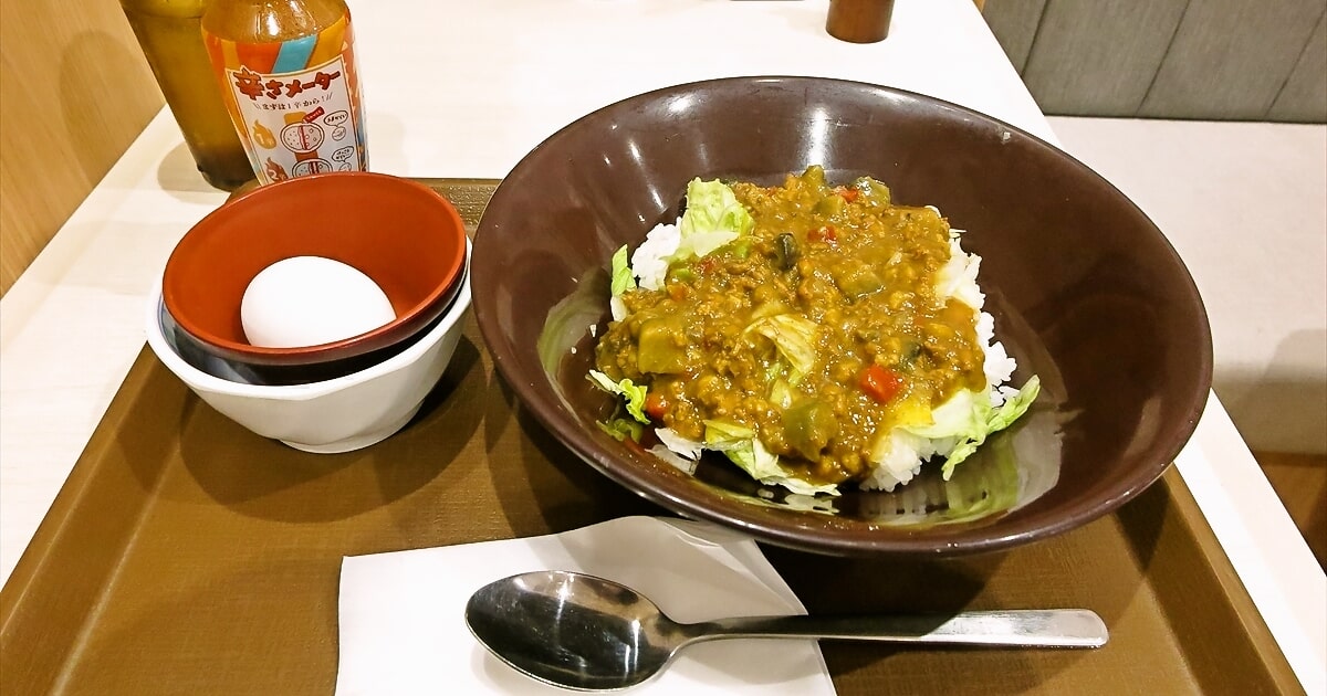 2025年5月『すき家』スパイシーキーマカレー丼サムネイル