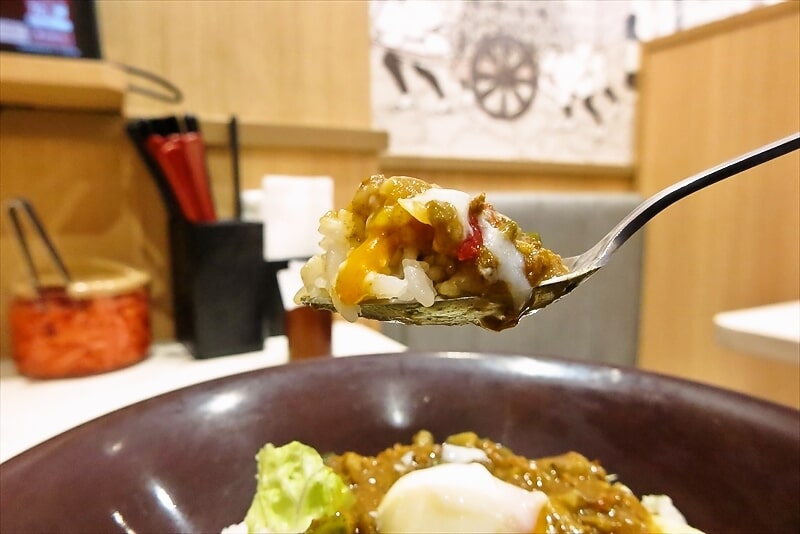 2025年5月『すき家』スパイシーキーマカレー丼12