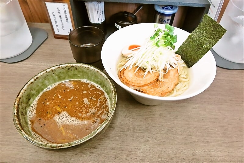 相模原市二本松『麺屋 時次（ときじ）』つけそば（醤油つけ麺）1