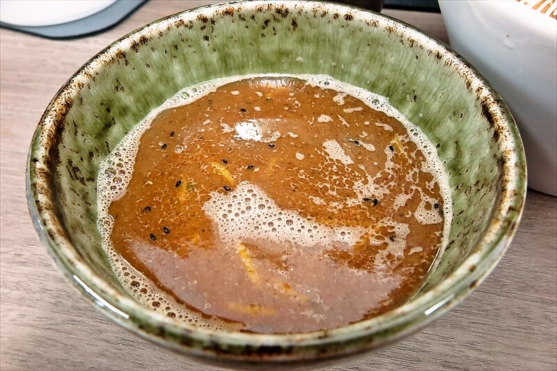相模原市二本松『麺屋 時次（ときじ）』つけそば（醤油つけ麺）2