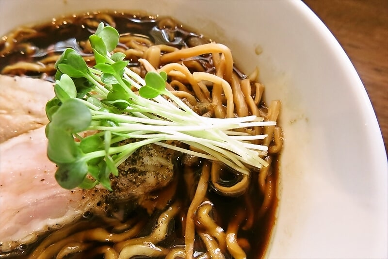 2025年相模原市城山『中華そば安至（やすし）』漆黒ラーメン5