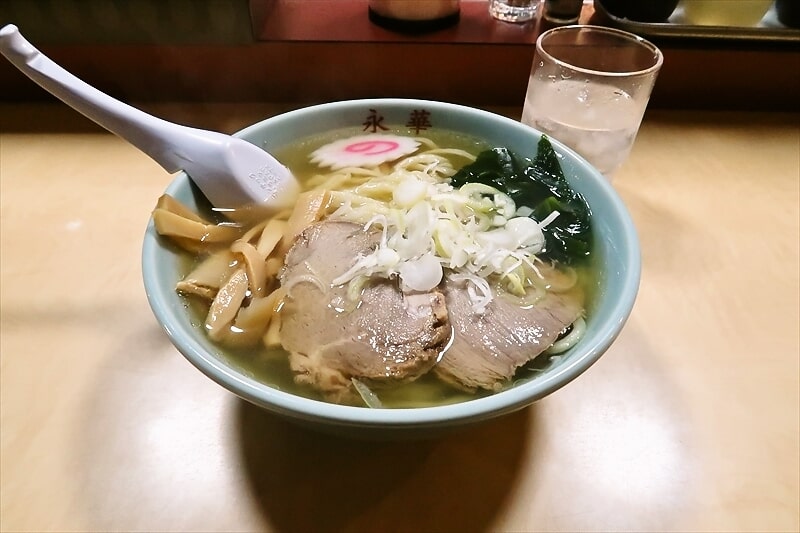 栃木県佐野市『青竹手打ち佐野ラーメン 永華（えいか）』ラーメン1