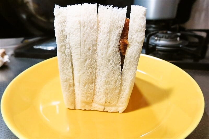 『ローソンストア100』盛りすぎチャレンジ！ロースとんかつ＆玉子焼きサンド7