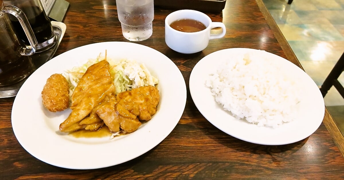 町田市町田駅『グリルママ』若鶏生姜焼きランチサムネイル