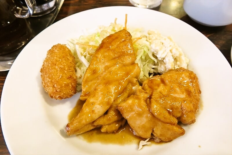 町田市町田駅『グリルママ』若鶏生姜焼きランチ6