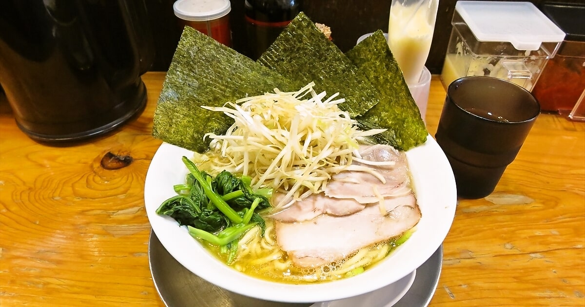 相模原市『家系ラーメン 六郷家』ネギラーメン並盛サムネイル
