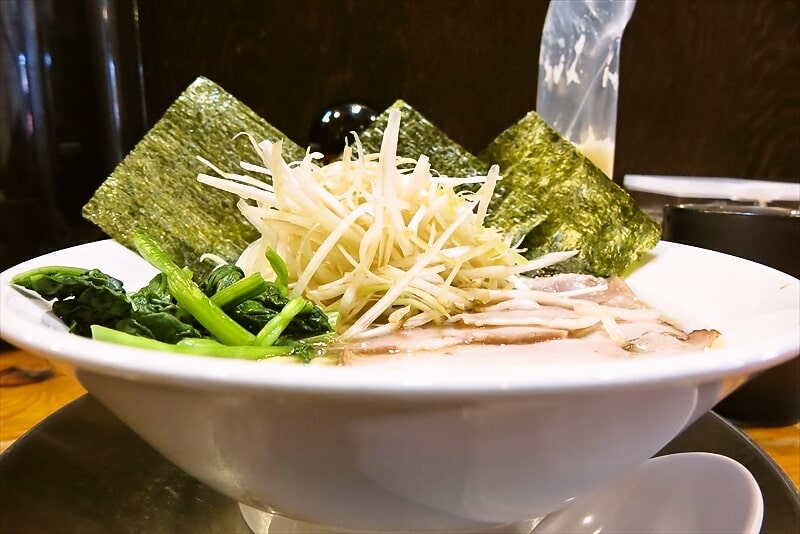 相模原市『家系ラーメン 六郷家』ネギラーメン並盛9
