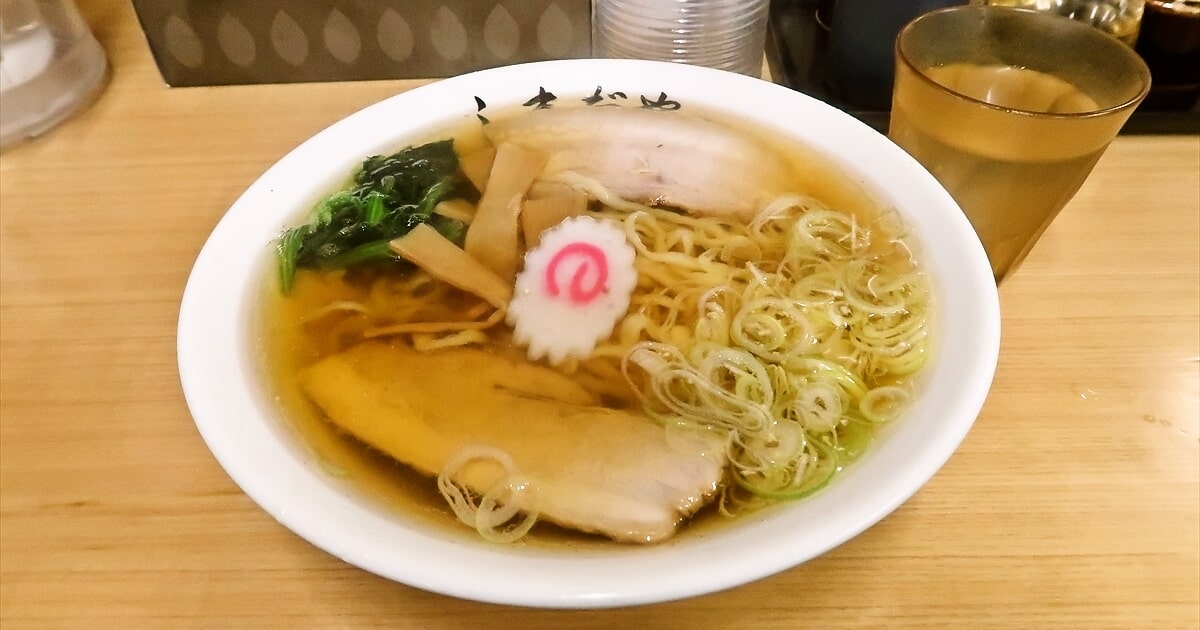 佐野市『手打ちらーめん しまだや』手打ち醤油ラーメンサムネイル