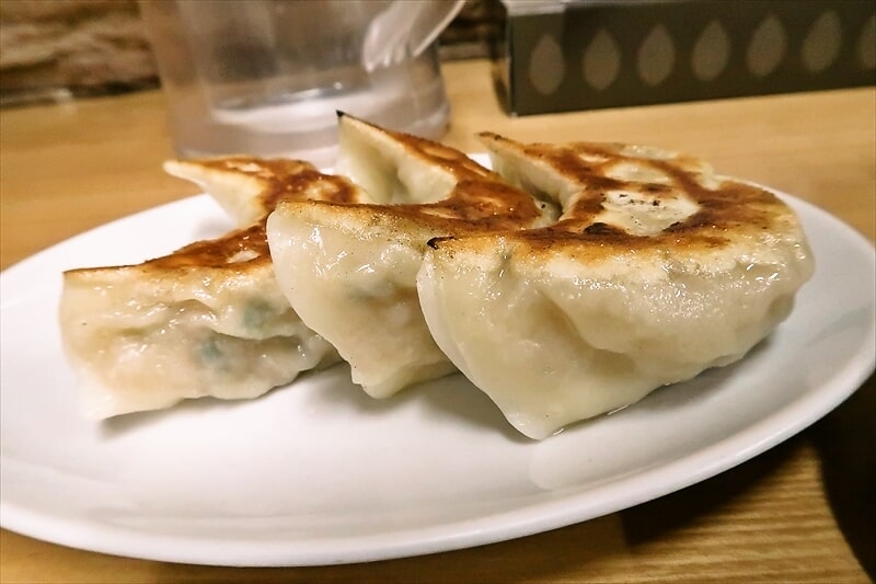 佐野市『手打ちらーめん しまだや』手作り餃子5