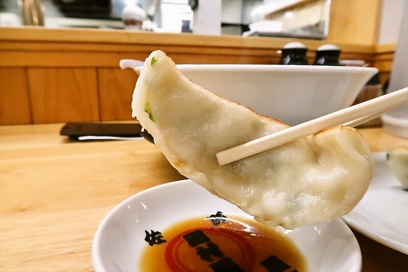 『佐野青竹手打ちラーメン 田村屋』餃子3